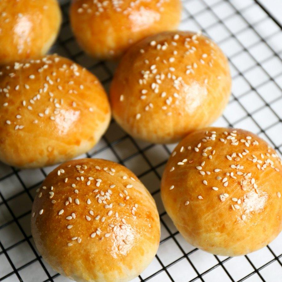 Glazed Burger Buns 4 Inch